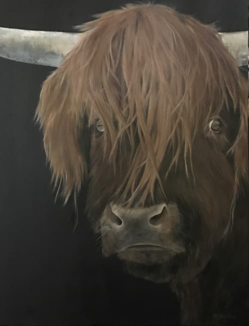 Feelin’ Bullish | Paintings by Marilyn Landers