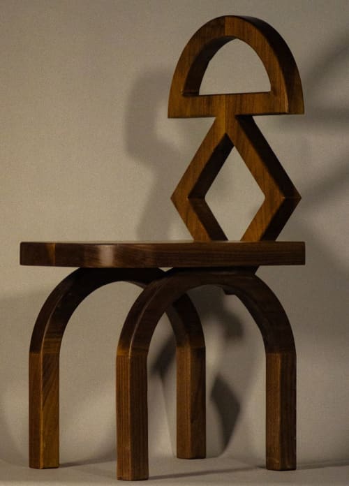 Annie Comb Collection Chair No. 1 | Dining Chair in Chairs by studio apotroes. Item made of walnut works with contemporary & modern style