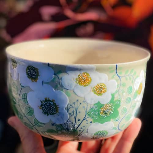 Hand made Bowl, created at Muropots, London. (Limited Editio | Cup in Drinkware by Jaime Fernandez Muro. MUROPOTS.. Item composed of stoneware