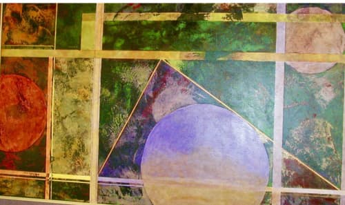 Geometry | Oil And Acrylic Painting in Paintings by Lisa Tureson  STUDIO ARTISTICA | James Madison University in Harrisonburg. Item made of synthetic