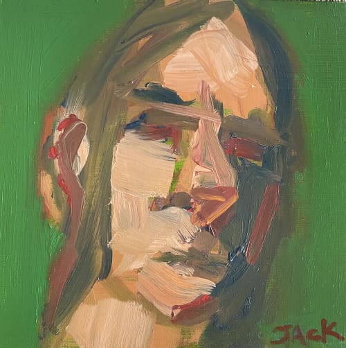 Head Study #5 | Paintings by Rebecca Jack