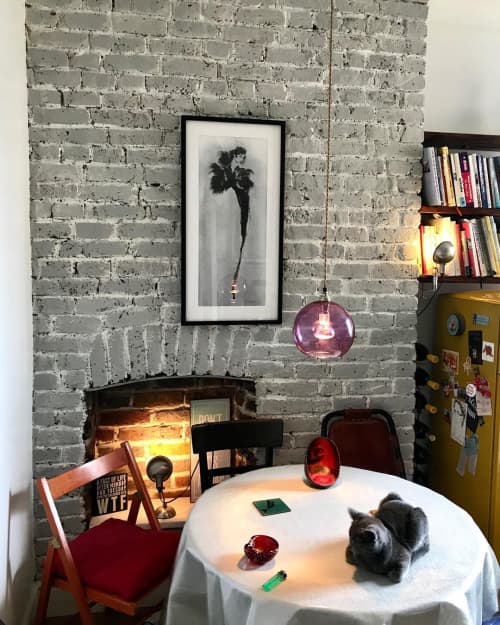 ‘Brigette Bardot' | Prints by Rosie Emerson | The Wet Fish Cafe in London. Item composed of paper