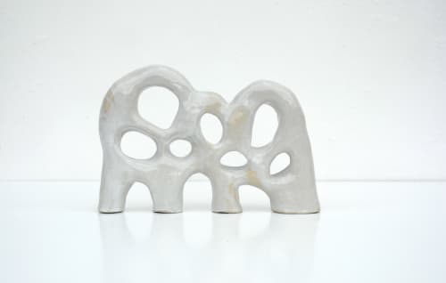 Elephant Sculpture 001 | Sculptures by niho Ceramics. Item made of stoneware works with minimalism & contemporary style