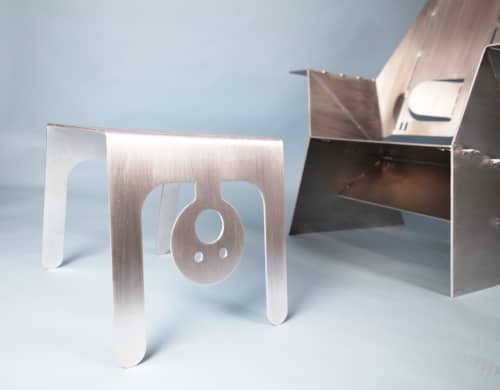 Emoji Table | Side Table in Tables by paramorph_. Item composed of aluminum in minimalism or contemporary style