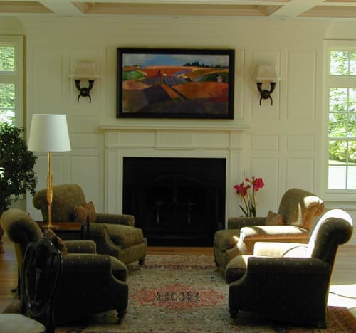 Abstract Painting | Oil And Acrylic Painting in Paintings by Heidi Coutu. Item made of canvas