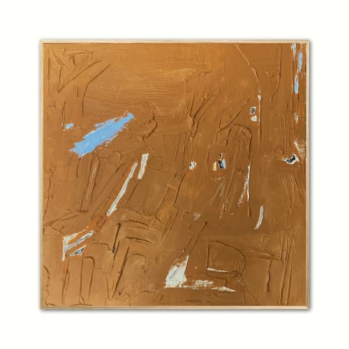 Where The Wild Things Are | Abstract, Texture Painting | Mixed Media by Allison Rohland. Item composed of maple wood and canvas in minimalism or contemporary style
