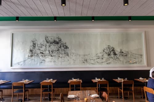 Landscape Art Created with Graphite | Paintings by Afton Love | Mister Jiu's in San Francisco