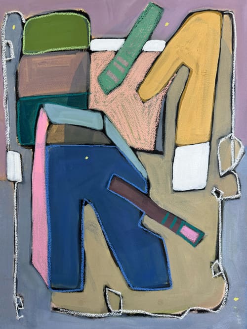 May Study #10 | Paintings by Rebekah Andrade. Item composed of paper in contemporary or modern style
