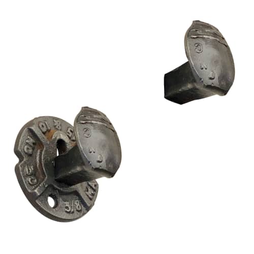Railroad Spike Wall Hanger 1 | Hook in Hardware by RailroadWare Lighting Hardware & Gifts. Item composed of steel in industrial style