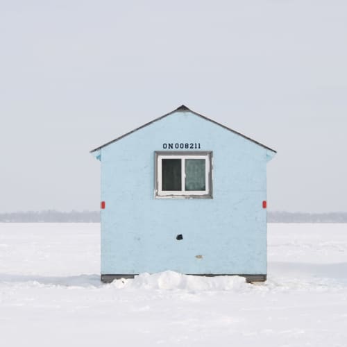 Tiffany - Canadian Ice Hut Photography | Photography by Sarah Martin Art. Item made of paper