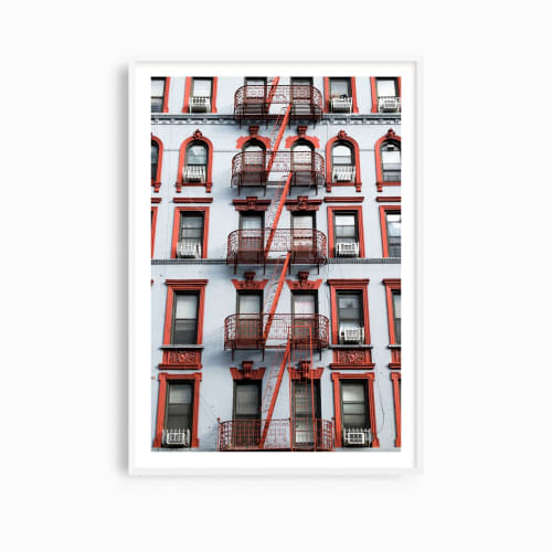 New York City architecture photograph, "Grand Street" print | Photography by PappasBland. Item made of paper works with mid century modern & transitional style