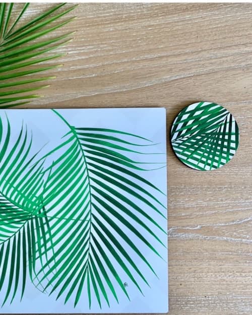 Palm placemats | Tableware by Bettibdesign.com. Item made of wood
