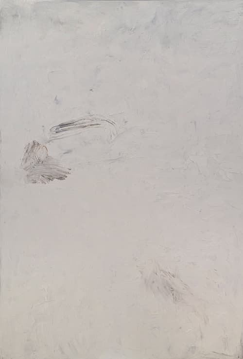 Halcyon | Oil And Acrylic Painting in Paintings by Kayla Gale Campbell Fine Art. Item composed of canvas compatible with minimalism and contemporary style
