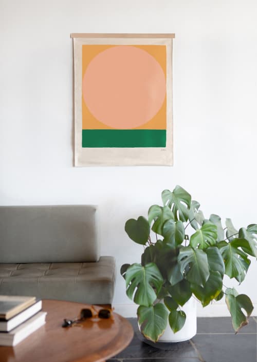 Litha - Peach | 36 x 48 | Print on Canvas | Prints by Upton. Item composed of canvas
