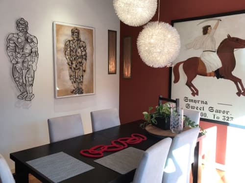 Valkyrie and Valkyrie Echo | Wall Sculpture in Wall Hangings by Karena Massengill