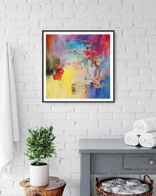 Believe in love - Fine art Giclée print | Prints by Xiaoyang Galas. Item composed of paper