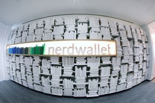 Nerdwallet | Paneling in Wall Treatments by ANTLRE - Hannah Sitzer | NerdWallet in San Francisco. Item made of paper with synthetic