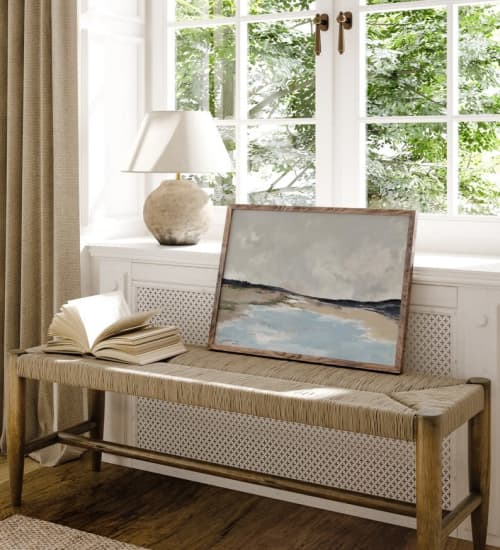 Seascape Art Print/Modern Coastal Painting | Prints by Melissa Mary Jenkins Art. Item composed of paper compatible with contemporary and country & farmhouse style