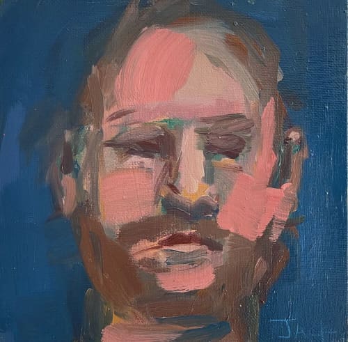 Head Study #2 | Paintings by Rebecca Jack
