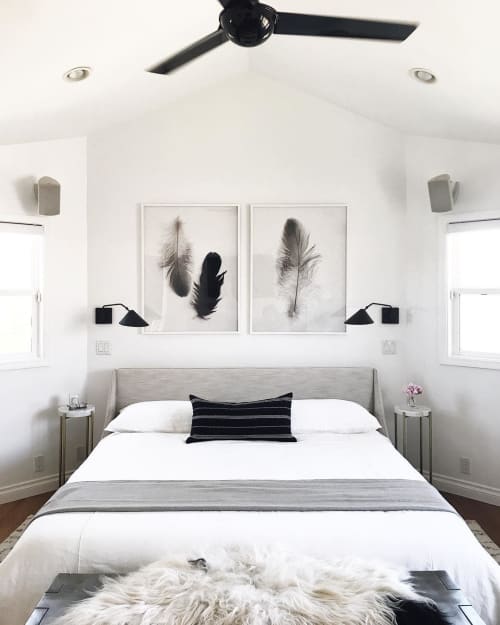 White Bed Cover by Rough Linen Wescover Linens & Bedding