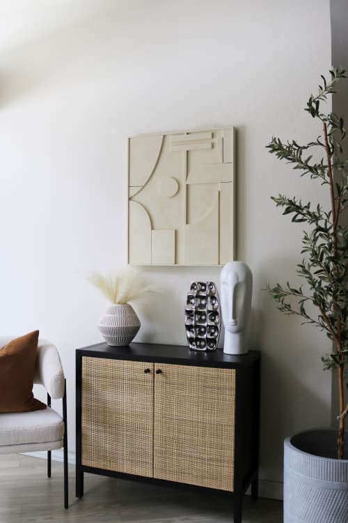 3D Art, Abstract Wall Art, Modern Wall Art, Textured Art, Di | Wall Sculpture in Wall Hangings by Blank Space Studios. Item composed of oak wood compatible with art deco style