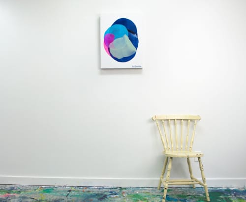 SoCal 07 | Oil And Acrylic Painting in Paintings by Claire Desjardins. Item made of canvas with synthetic