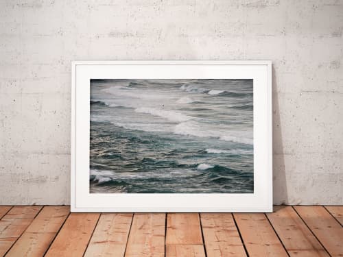 Winter Surfing V | Limited Edition Print | Photography by Tal Paz-Fridman | Limited Edition Photography. Item made of paper works with contemporary & country & farmhouse style