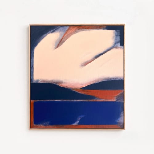'Simple Pleasures', original painting by Sarah Kelk | Oil And Acrylic Painting in Paintings by Sarah Kelk. Item composed of canvas in mid century modern or contemporary style
