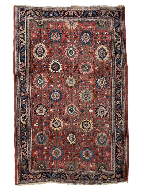 Antique Tribal Masterpiece Oriental Rug | Area Rug in Rugs by The Loom House. Item made of fabric & fiber