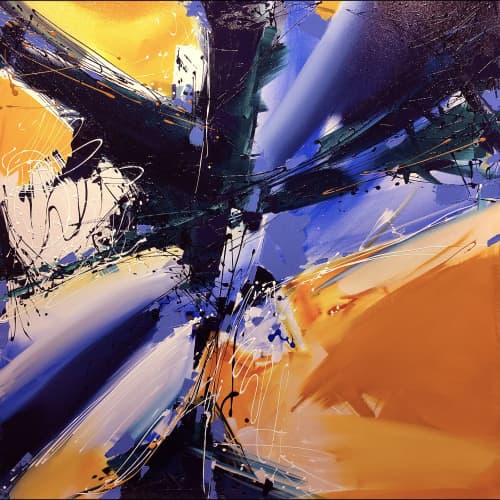 Crescendo | Oil And Acrylic Painting in Paintings by Michael Mckee. Item composed of canvas & synthetic
