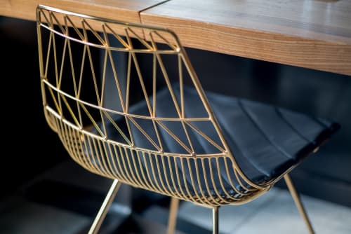 Lucy Side Chair | Dining Chair in Chairs by Bend Goods | Trois Mec in Los Angeles. Item made of steel