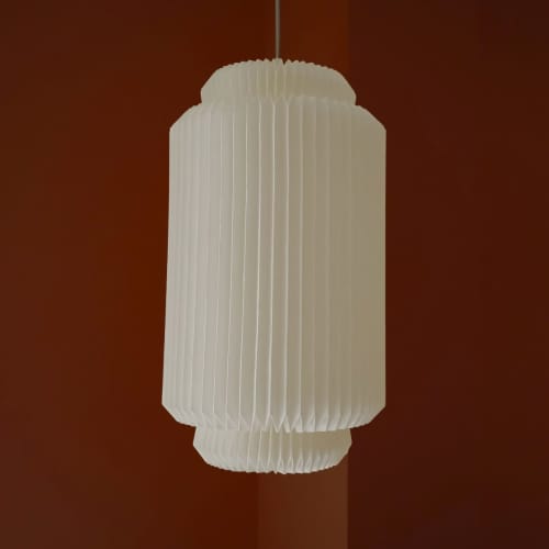 Lamp N°690 L | Pendants by Laboratoire Textile. Item made of fabric works with minimalism & contemporary style