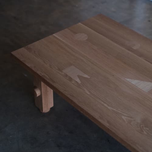 Shapes Coffee Table | Tables by HALF HALT. Item made of oak wood works with contemporary & japandi style
