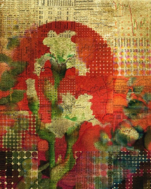 Collateral Calyx | Prints by Phillip Hua. Item composed of metal and synthetic