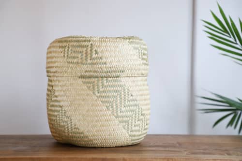 Tambor | Medium Organizational Basket | Storage Basket in Storage by Tierra y Mano. Item made of fiber