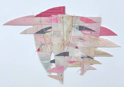 up by country | Collage in Paintings by Susan Smereka. Item composed of paper compatible with art deco style