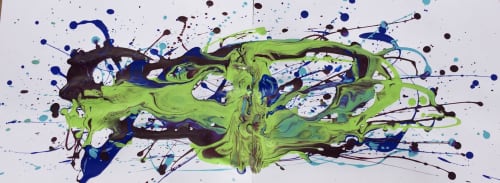 Crocodile Crunch | Oil And Acrylic Painting in Paintings by Reade C Gloeckner Fine Art