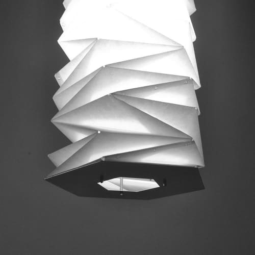 Booma Hexagon | Pendants by Jiangmei Wu. Item made of paper