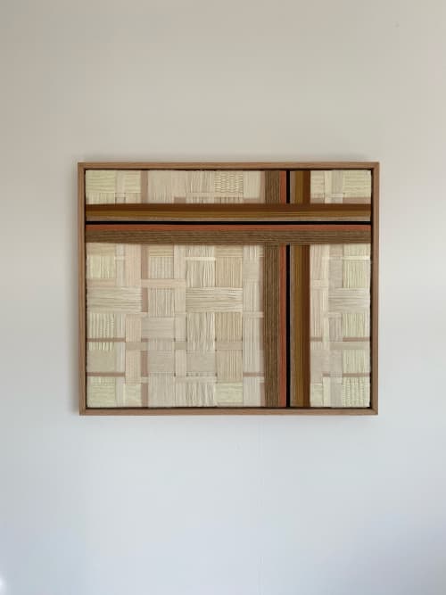 Woven Wall Art Frame -Masonry 006 | Tapestry in Wall Hangings by Anita Meades