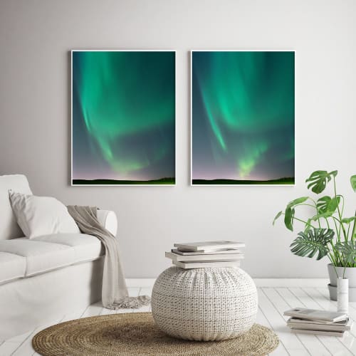 Aurora 7 (Iceland) | Photography by Tommy Kwak. Item made of paper compatible with minimalism style