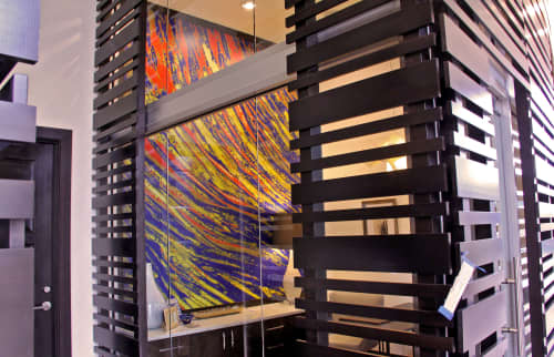 Office Wallcovering | Prints by Organik Creative | The Kenzie at the Domain Apartments in Austin. Item composed of synthetic