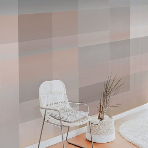 Planes | Blush Sky | Wallpaper in Wall Treatments by Jill Malek Wallpaper. Item composed of fabric and paper
