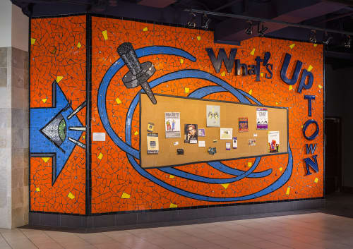 What's Uptown | Public Mosaics by Stacia Goodman Mosaics. Item made of ceramic & glass