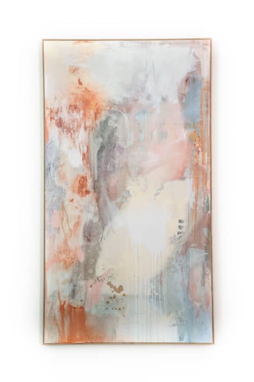 Felicity Three | Mixed Media in Paintings by El Løvaas. Item composed of canvas