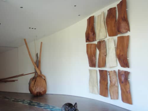 ‘Fragments’ | Wall Sculpture in Wall Hangings by Christian Burchard. Item made of wood