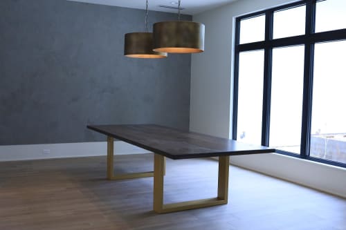Bryant Dining Table | Tables by Wood and Stone Designs. Item made of walnut