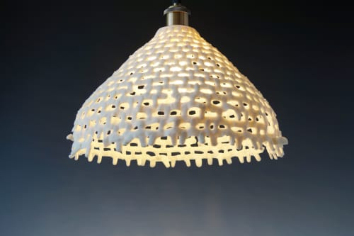 Porcelain Pendant Lamp | Pendants by SevaCeramics. Item composed of ceramic