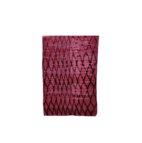 Vintage red Moroccan rug, 3.70/10.4 | Runner Rug in Rugs by Marrakesh Decor. Item made of wool compatible with boho and mid century modern style