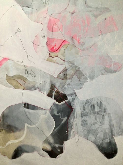 For Her | Paintings by Joanna Cutri. Item composed of canvas in minimalism or contemporary style