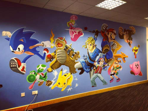 Indoor Mural | Murals by Neil Wilkinson-Cave | Everyone Can in Sale. Item made of synthetic
